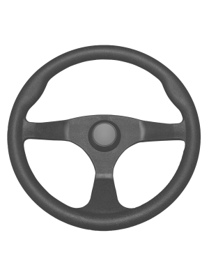 VOLANTE LIFEK EM PLÁSTICO 350MM, COR CINZA VOLANTE LIFEK EM PLÁSTICO 350MM, COR CINZA