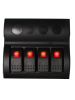 Painel elétrico 4 botões - 12V - 24V à prova d'água
