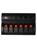 Painel elétrico 6 botões - 12V - 24V à prova d'água