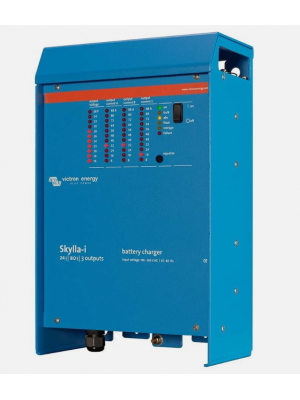 CARREGADOR DE BATERIA SKYLLA-I 24/80(3) 230V. VICTRON ENERGY. PARA USO EM EMBARCAÇÃO. SKI024080002