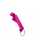 Abridor de garrafa em metal na cor rosa