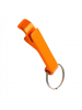Abridor de lata de metal na cor laranja - para uso em embarcação