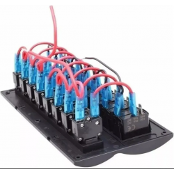 Painel elétrio 8 botões - 12V - 24V à prova d'água