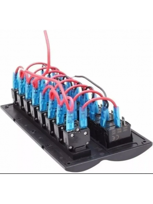 Painel elétrio 8 botões - 12V - 24V à prova d'água