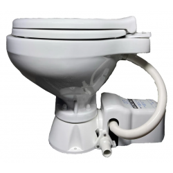 VASO SANITÁRIO ELETRICO 12V SUPER COMPACTO EM CERÂMICA. PARA USO EM EMBARCAÇÃO