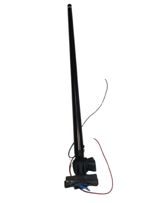 LUZ DE MASTRO - 24", 12V - 1.28W - 0.1A. 3/4" TUBO EM COR PRETA. BASE HORIZONTAL. PERKO