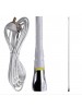 ANTENA VHF 105CM EM FIBRA DE VIDRO. 156MHZ A 163MHZ. COM 5M DE CABO E CONECTOR PL259