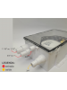 Caixa coletora Bomba 750GPH LIFEK 12V
