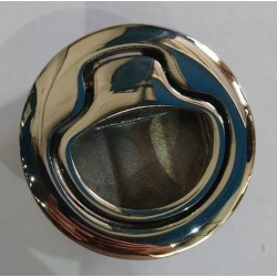 Puxador Redondo INOX / COM TRAVA / 61.5*36MM.