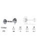 Trava de Cabine Simples INOX