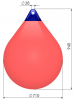 Defensa Polyform A5 Laranja