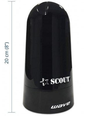 Antena de TV Scout Preta (sem base) 