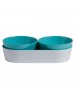 Kit 3 peças com Bowl e Travessa (Verde Água)