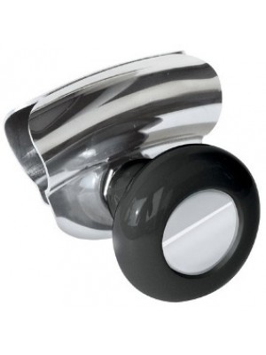 Knob em Aço Inox / Preto