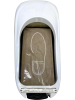 Pantufeira manual com refil de 100metros na cor branca 