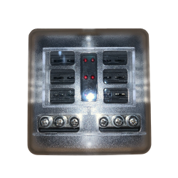 Bloco de Fusível (6 terminais)