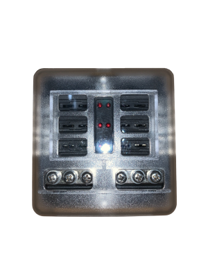 Bloco de Fusível (6 terminais)