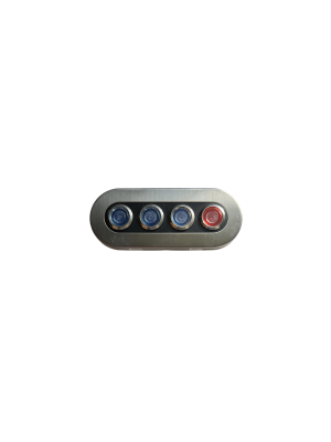 Painel Elétrico IP65 ON-OFF 4 botões