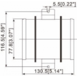 Blower Fluxo de ar - 120cfm 12V 3A 5A
