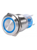 INTERRUPTOR ON-OFF REDONDO 19MM AZUL