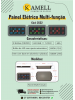 Painel Elétrico (8 botões/LED RGB)
