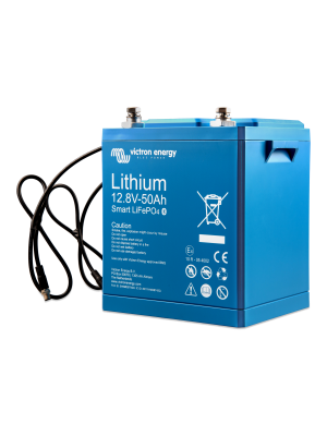 Bateria de Lítio (LiFePO4) Smart 12,8V/50Ah - Victron Energy BAT512050610