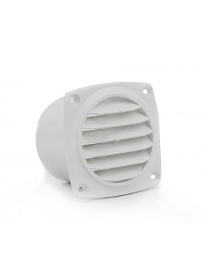 Grade de ventilação 3" Nylon branca 