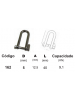 Manilha Reta Longa Pino com Chave INOX
