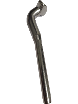 TERMINAL ANGULAR 3MM EM ACO INOX 316. 