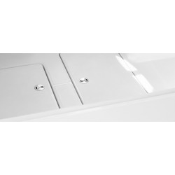 Fechadura Redonda em Aço Inox Fosco