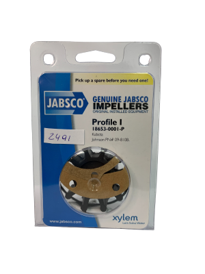 Rotor Jabsco 18653-0001-P c/ 10 palhetas