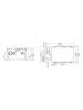 Caixa coletora Bomba 750GPH LIFEK 12V