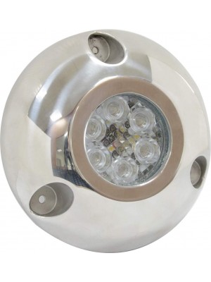 Luz subaquática redonda em Led Azul Aço inox 316