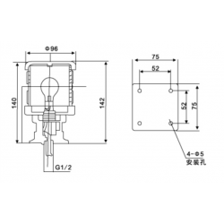 Luz de Navegação Incolor, 360°, para barcos até 12m - 12V