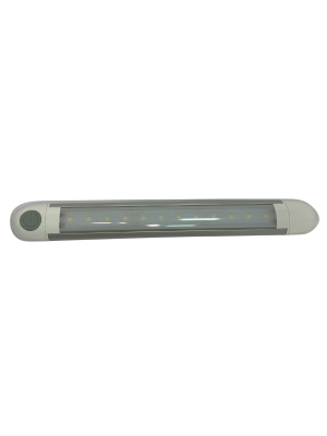 Luminária em LED tipo fita, com interruptor liga e desliga