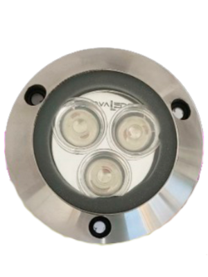 Luz Subaquática Inovaleds Led 1.800 lúmens Led mini inox