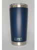 Copo LIFEK térmico EM AÇO INOX, na cor INDIGO, 591ML, com tampa