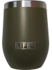 Copo LIFEK térmico EM AÇO INOX, na cor Verde Militar, 354ML, com tampa