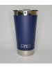 Copo LIFEK Térmico em aço Inox, 473ml, Azul Marinho, com abridor de garrafas