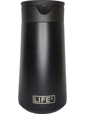 Garrafa Térmica LIFEK 828ml em aço - Preta