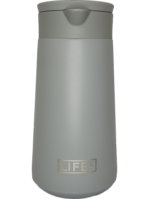 Garrafa Térmica LIFEK 828ml em aço - Cinza