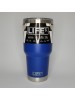 Copo LIFEK térmico em aço inox, na cor Azul, 888ml, com tampa